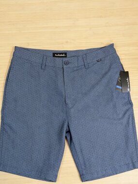 NWT Travis Mathew No Map Needed Performance Golf Shorts Men's Size 40 Blue